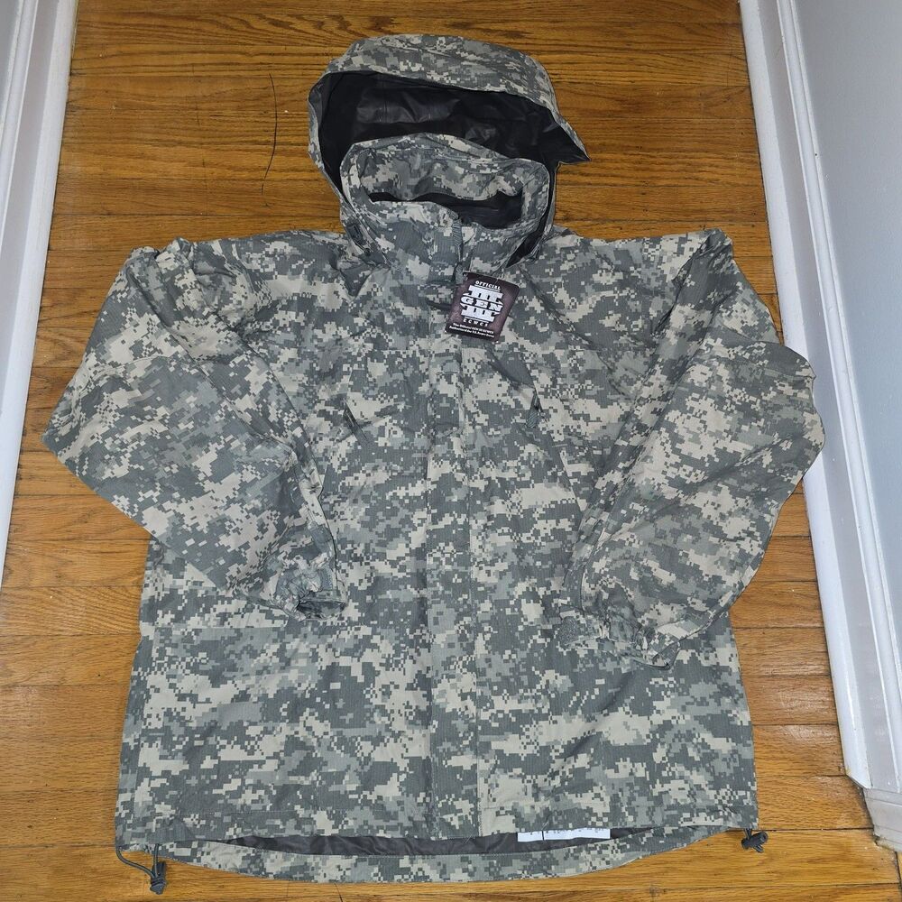 Army Gen III Jacket Medium Gore-Tex Extreme Cold Wet Camo Rain ECWCS